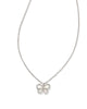 Kendra Scott - Mae Silver Butterfly Short Pendant Necklace in Ivory Mother-of-Pearl