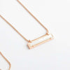 Clearance - Kendra Scott - Leanor Necklace Rose Gold  - Ivory Mother of Pearl - Findlay Rowe Designs
