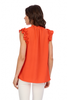 Mud Pie - Top - Alani Ruffle - Orange - Findlay Rowe Designs