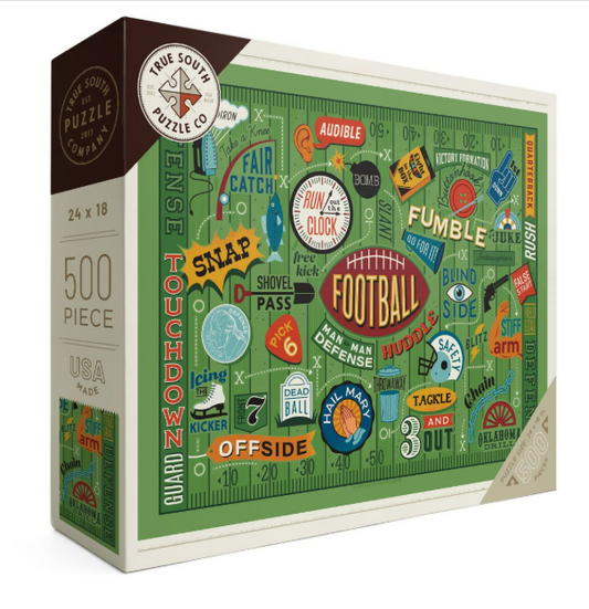 True South Puzzle - Football - 500 piece