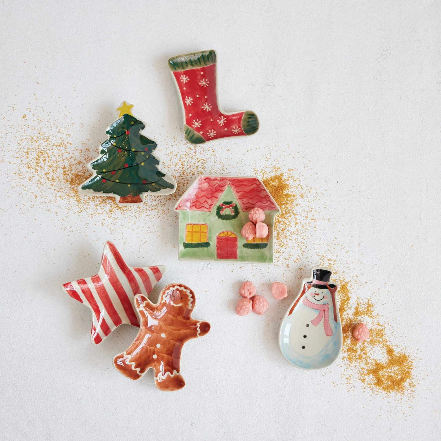 Tidbit Plates - Holiday Assorted - Findlay Rowe Designs