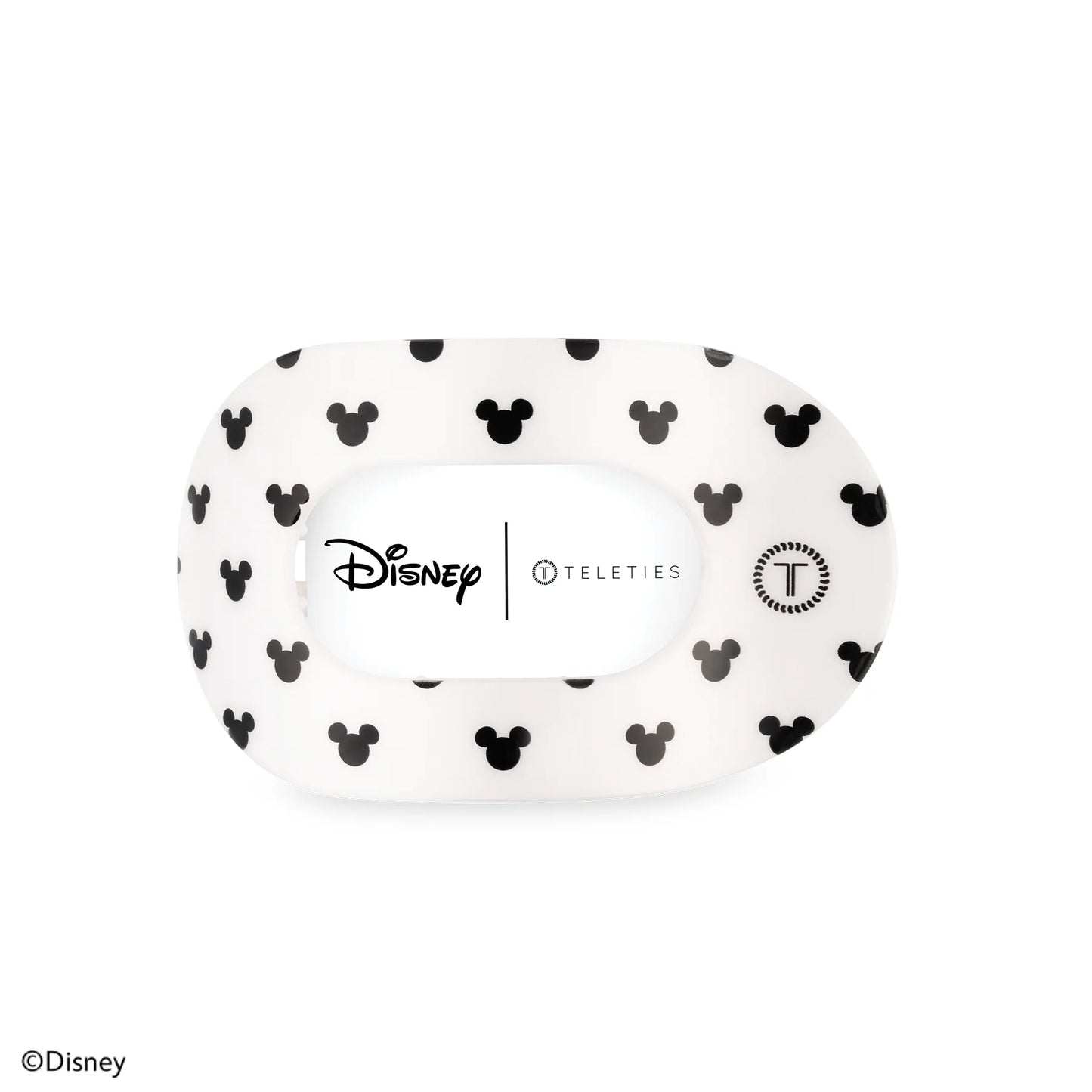 Teleties - Flat Round Hair Clip - Iconic Mickey Mouse - Medium. - Findlay Rowe Designs