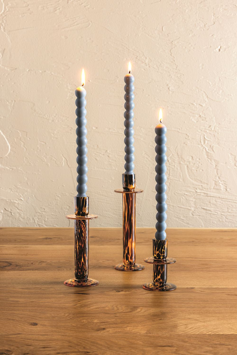 Mud Pie - Candle - Taper Holder - Tortoise - Findlay Rowe Designs