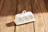 Mud Pie - Butter Dish - Ceramic Bamboo