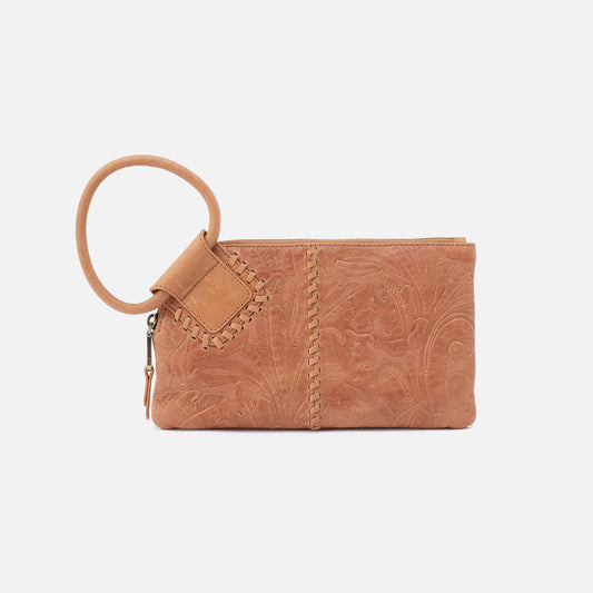 Hobo - Sable Wristlet - Saddle Tooled Embossed - Findlay Rowe Designs