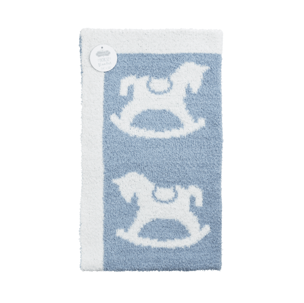 Mud Pie - Baby Blanket - Rocking Horse Chenille - Findlay Rowe Designs