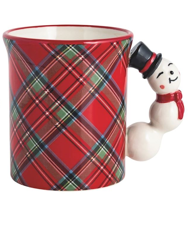 Mud Pie - Christmas Mugs - Figural Handle