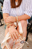 Beaded Blondes - Bracelet - Collegiate Charm - Georgia Logo Flip on Color - Findlay Rowe Designs