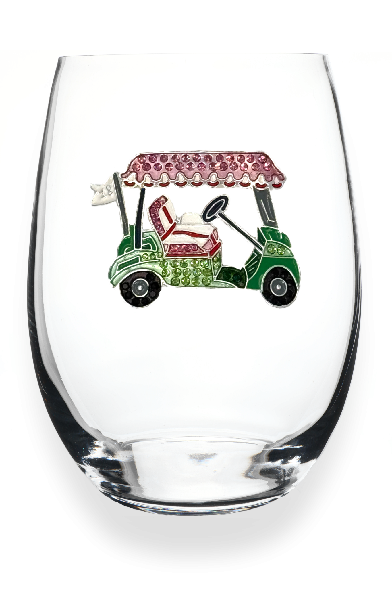 Queens Jewels - Stemless Wine - Jeweled Sports
