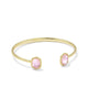 Kendra Scott - Bracelet - Daphne Gold Frame Cuff - Pink Mother-of-Pearl - Findlay Rowe Designs