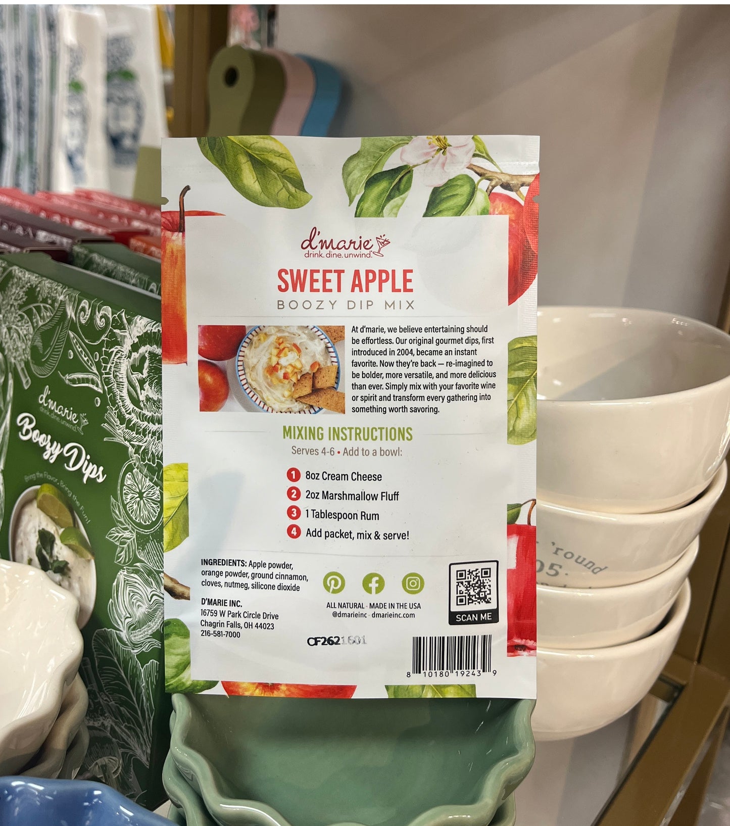D'Marie - Sweet Apple Boozy Dip Mix