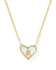 Kendra Scott - Necklace - Ari Heart Letter - Gold Short Pendant