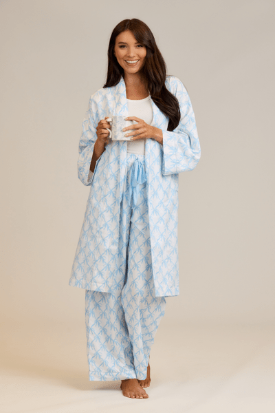 Mud Pie - Pajama Pants - Blue Bow