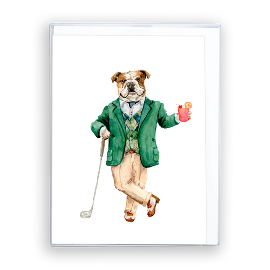 Taylor Paladino - Greeting Card - Masters Bulldog