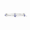 Julie Vos - Bracelet - Milano Luxe Bangle - Tanzanite Blue - Silver