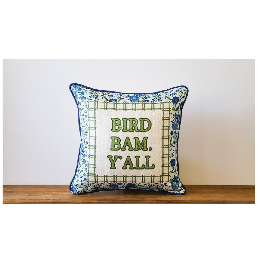 Little Birdie - Pillow - Mahjong - Bird Bam Y'all - Findlay Rowe Designs