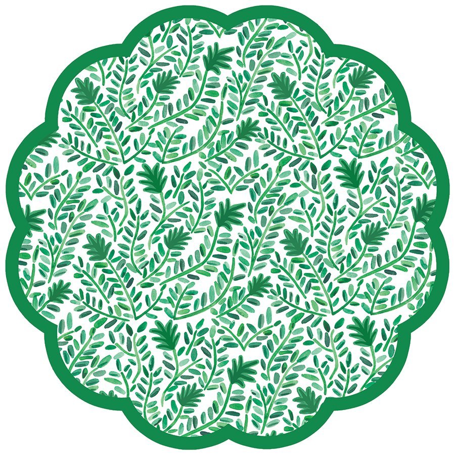 Lucy Grimes - Placemat - Green Vine - 24ct