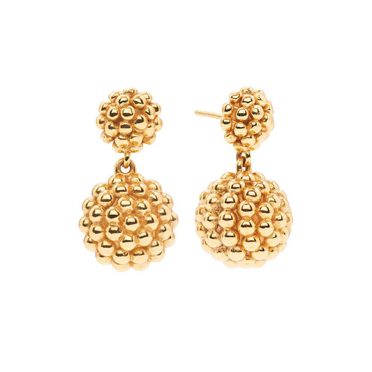 Capucine de Wulf - Earring - Double Drop - Gold - Findlay Rowe Designs