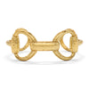 Bracelet - Equestrian Snaffle Bit Link Cuff - Gold - Findlay Rowe Designs