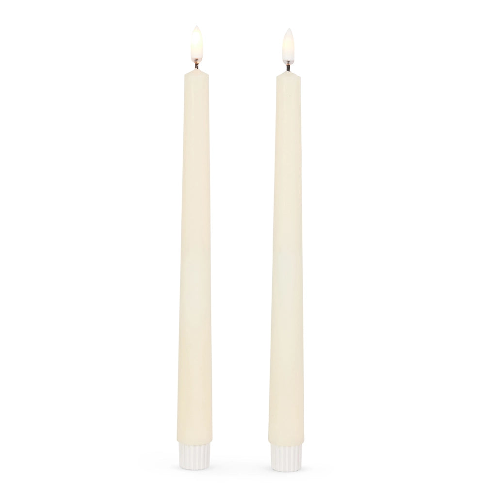 Candle - Flameless - Ivory Taper - 11"