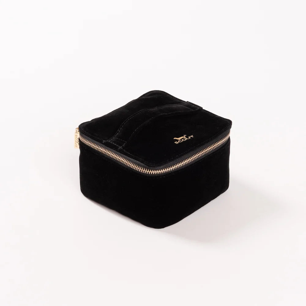 Scout - Hidden Gem Jewelry Case - Black Velvet - Findlay Rowe Designs