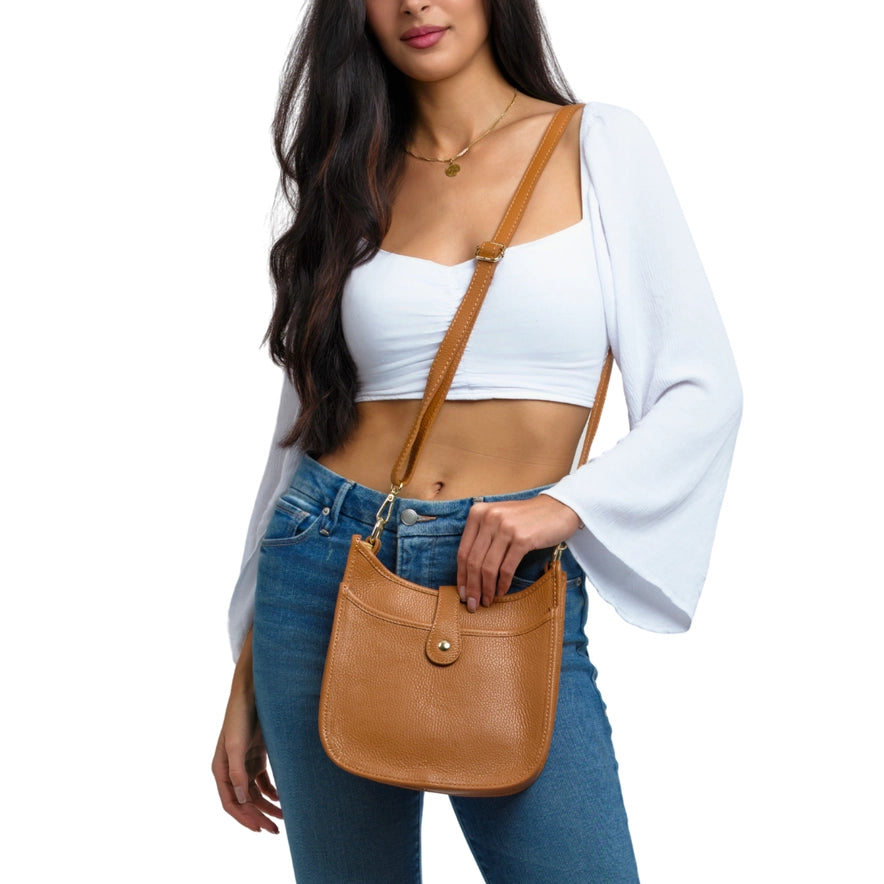 German Fuentes -  Leather Mid Messenger Bag - Findlay Rowe Designs