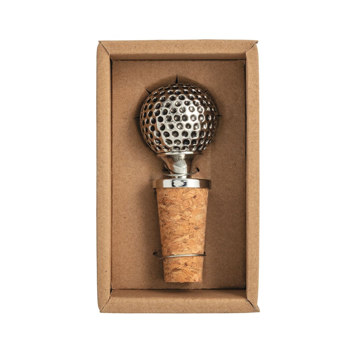 Mud Pie - Bottle Stopper - Metal Icon- Golf - Findlay Rowe Designs