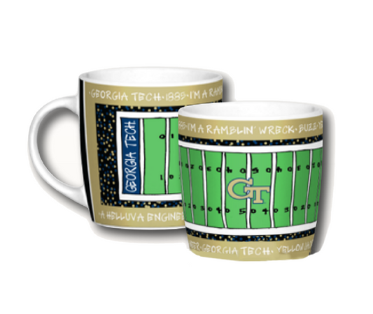 Magnolia Lane - Traditions Mug Stadium - Georgia Tech - Findlay Rowe Designs