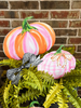 Rosanne Beck - Pumpkin Stake - Pink Orange