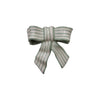 Striped Bow Stoneware Decor - Findlay Rowe Designs