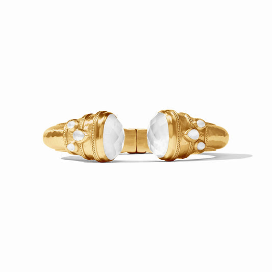 Julie Vos - Cannes Cuff - Iridescent Clear Crystal - Findlay Rowe Designs