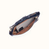 Hobo - Sable Crossbody - Polished Leather - Ink Navy