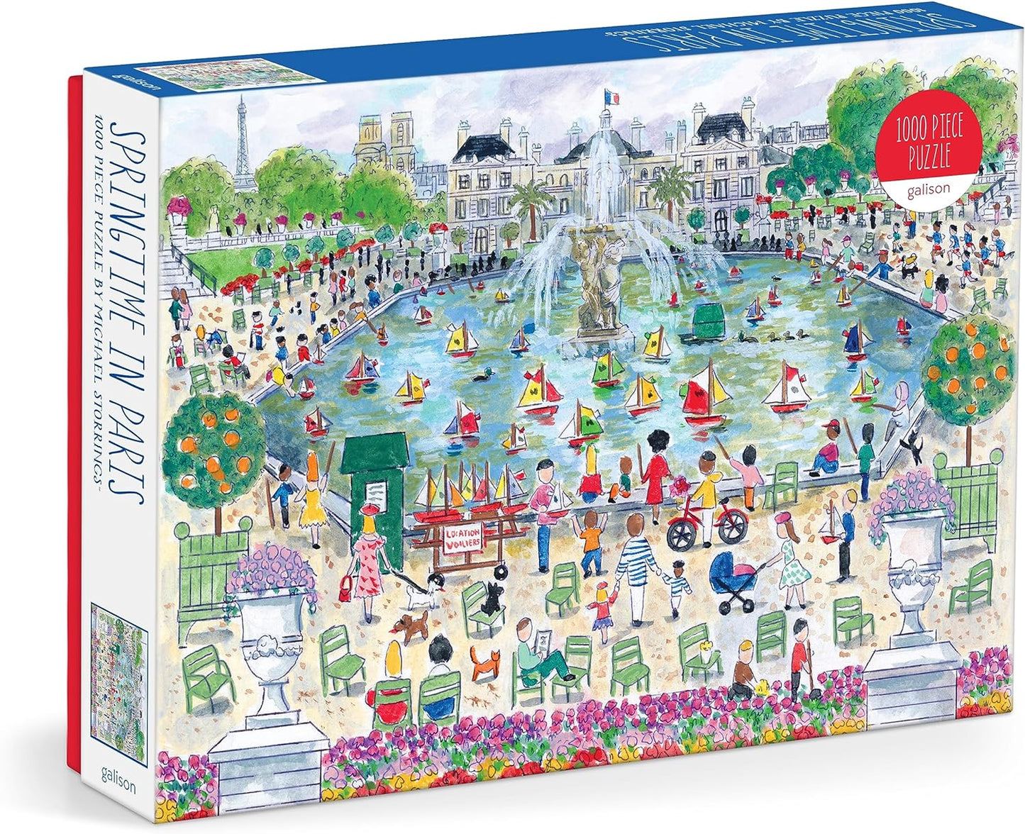 Galison Springtime in Paris – 1000 Piece Puzzle - Findlay Rowe Designs