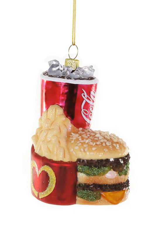 Cody Foster - Ornament - Fast Food Burger Meal