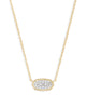 Clearance - Kendra Scott - Necklace - Elisa Pendant - Gold - Rhodium Filigree Mix - Findlay Rowe Designs