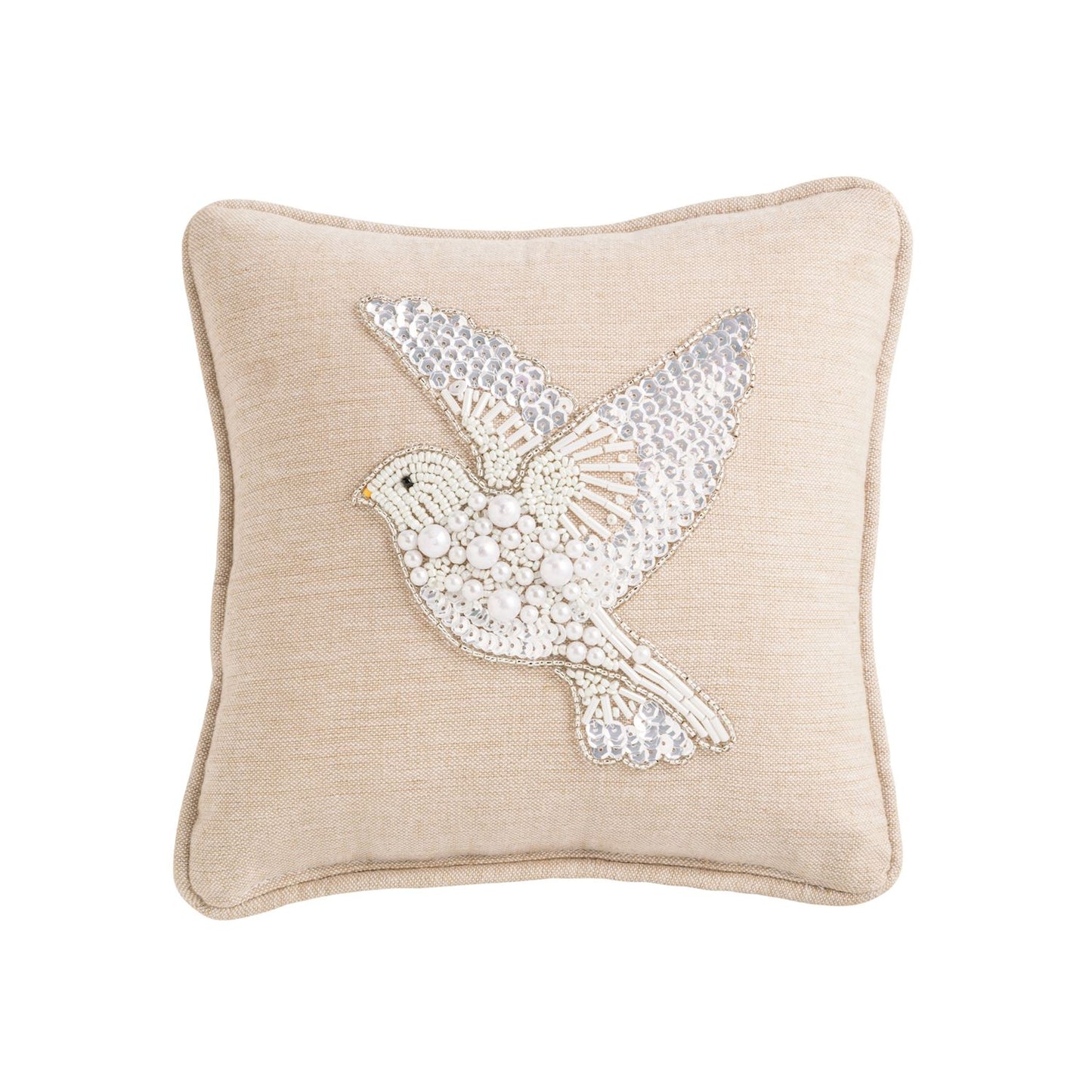 Mudpie - Pillows - White Christmas Mini Beaded - Assorted - Findlay Rowe Designs