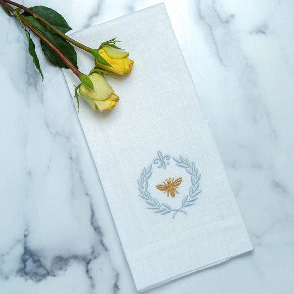 Italian Bee Linen Towel - Findlay Rowe Designs