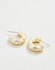Spartina 449 - Earrings - Chubby Hoop - Crystal - Findlay Rowe Designs