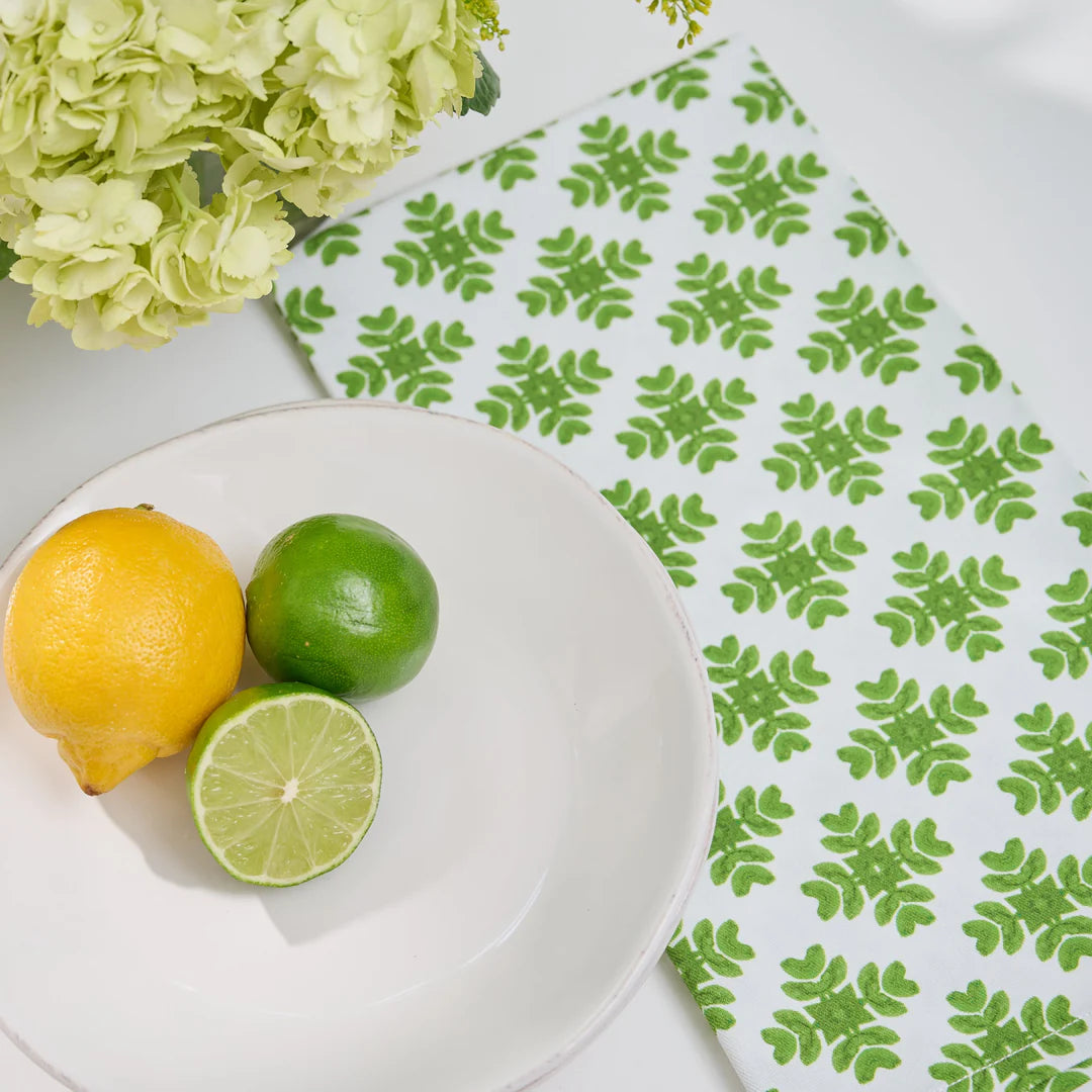 Laura Park - Tea Towel - Brushstrokes Green