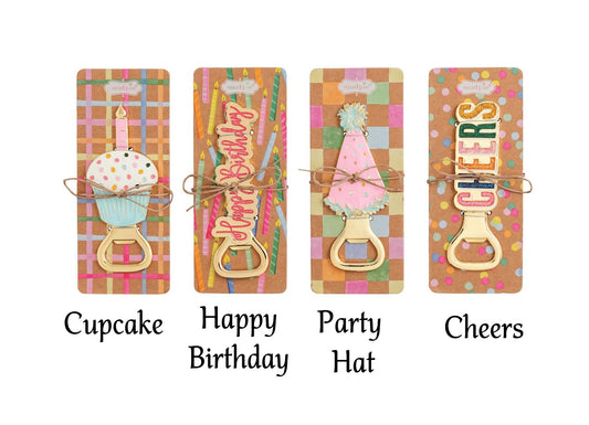 Mud Pie - Bottle Opener - Birthday Celebration - Findlay Rowe Designs