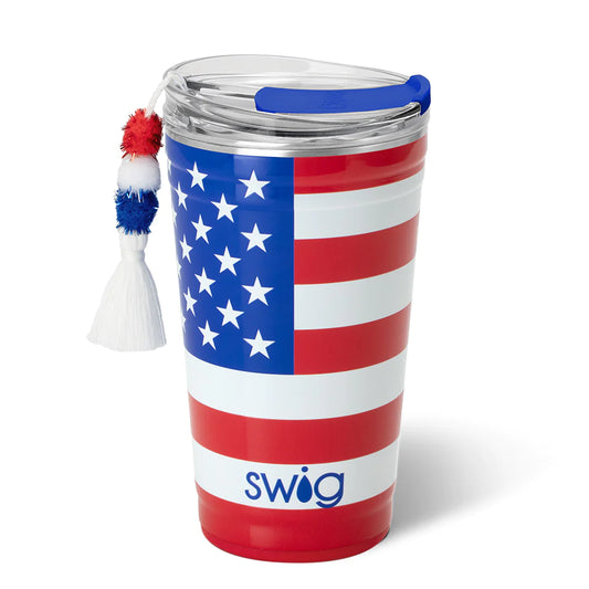 SWIG - ALL AMERICAN PARTY CUP 24OZ - Findlay Rowe Designs