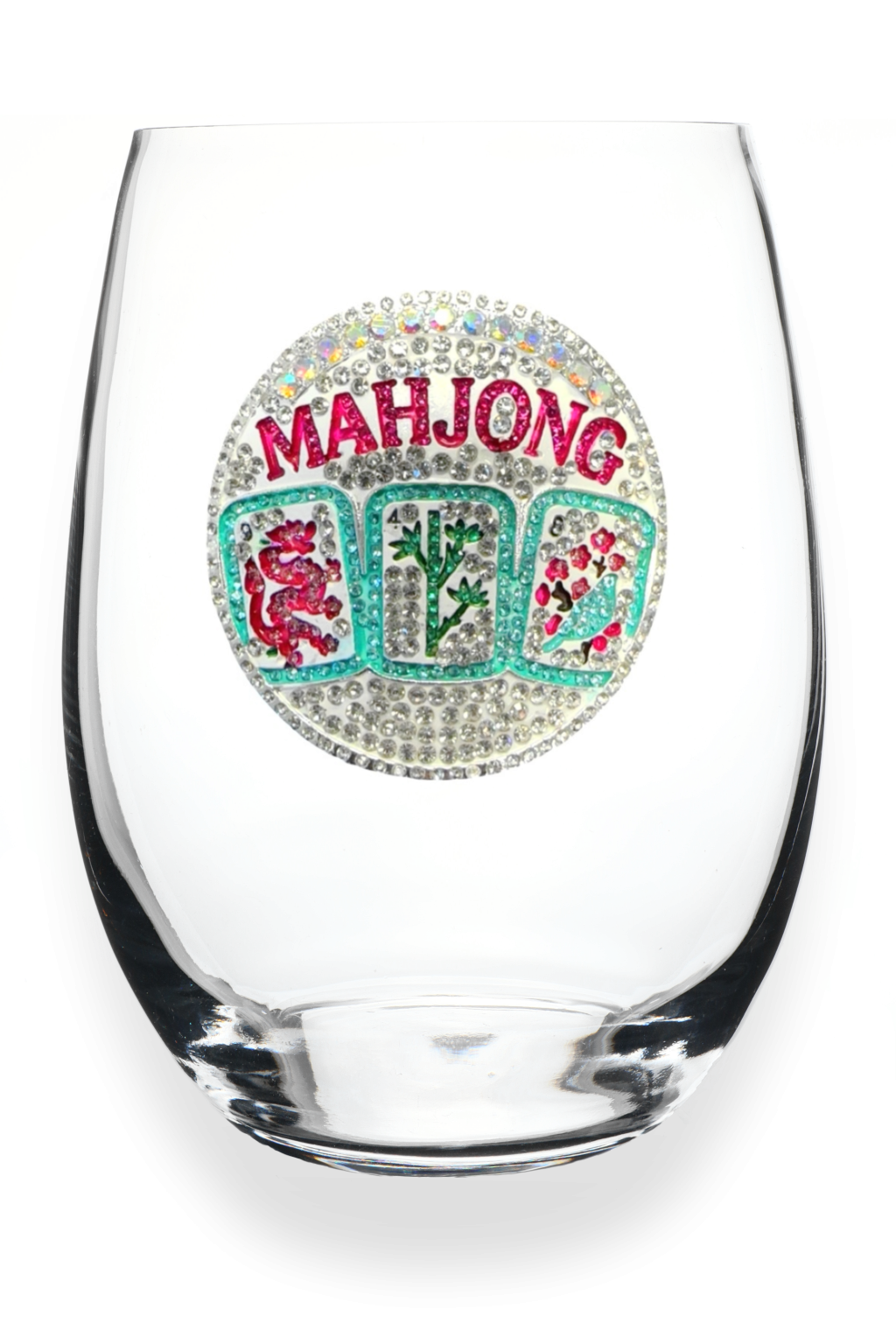 Queens Jewels - Stemless Wine - Jeweled - Findlay Rowe Designs