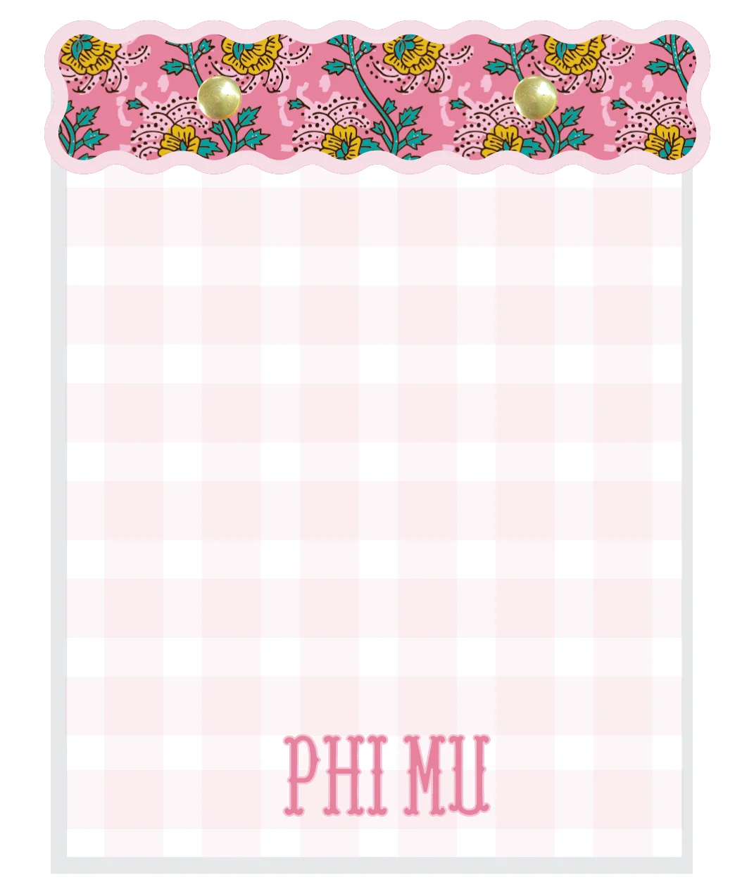 Swag - Notepad - Sorority Block Print