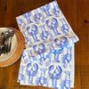 Ramsay Gourd Home - Table Runner - Lobster - Indigo