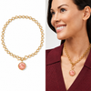 Julie Vos - Honeybee Demi Necklace in Iridescent Melon - Findlay Rowe Designs