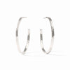 Julie Vos - Earring - Crescent Hoop - Silver