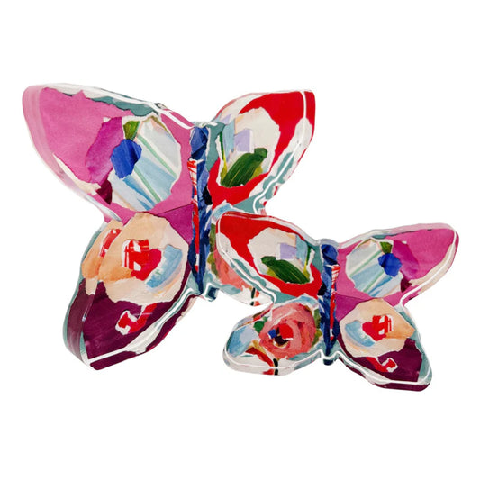 Lauren Dunn - Acrylic Art - Red Butterfly - Bitty - Findlay Rowe Designs