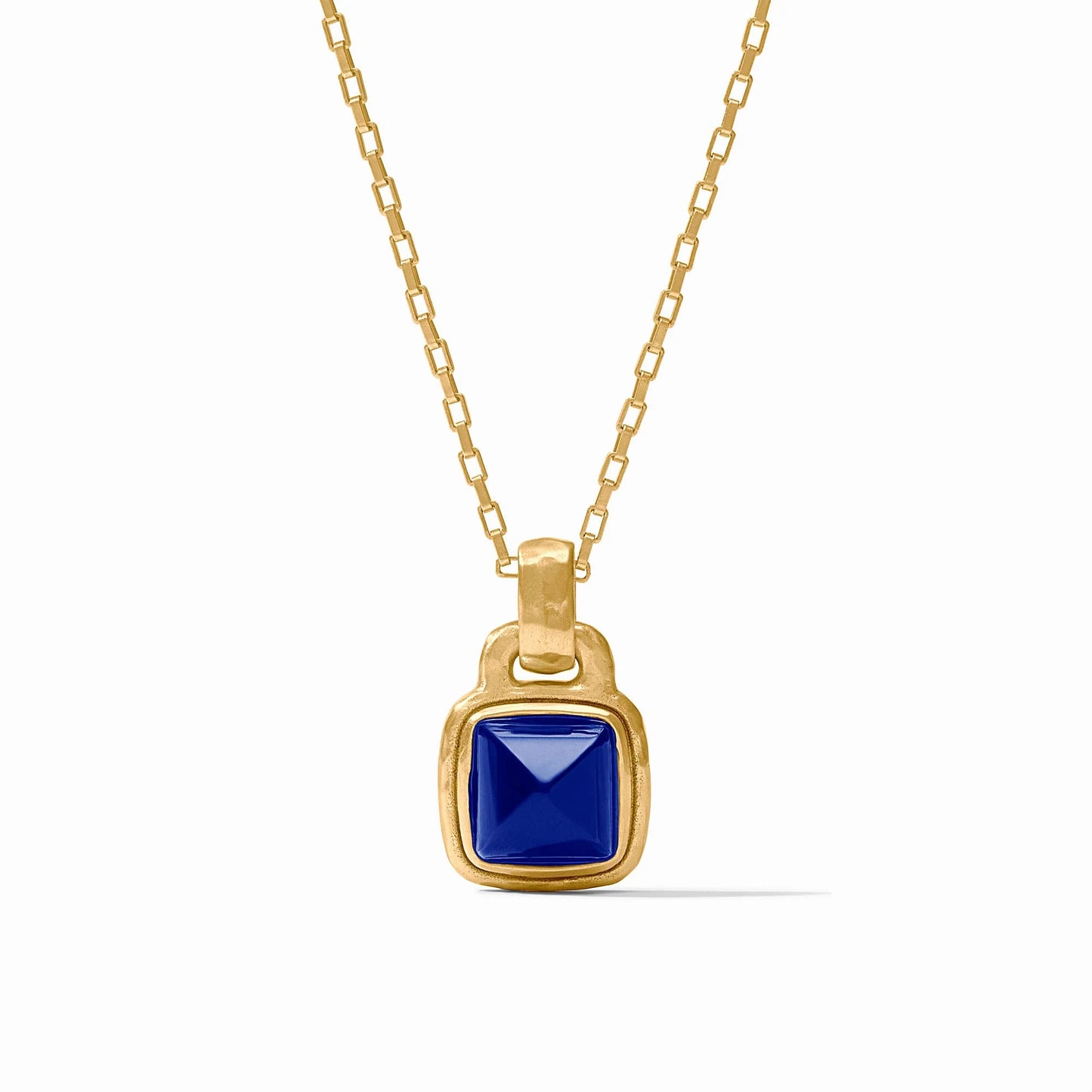 Julie Vos - Necklace - Sahara Solitaire - Irridescent Sapphire Blue - Findlay Rowe Designs