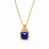 Julie Vos - Necklace - Sahara Solitaire - Irridescent Sapphire Blue - Findlay Rowe Designs
