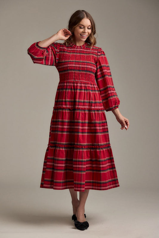 Mud Pie - Dress - Walton Plaid Midi